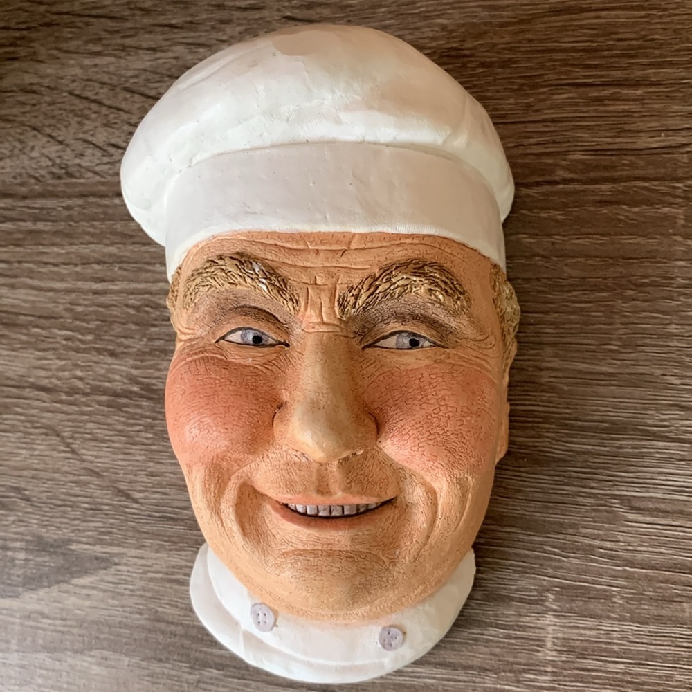 Chef Face Vintage Kitchen Hanging Wall Decor
